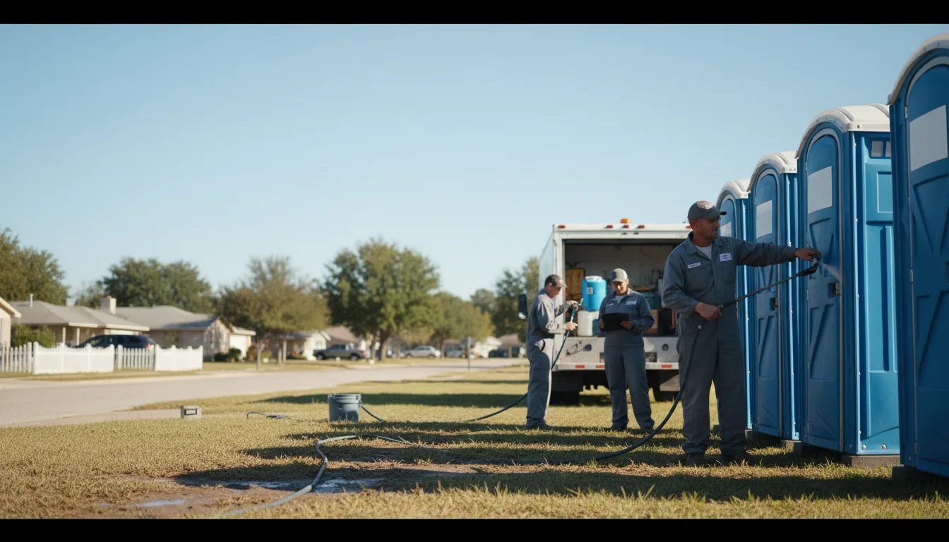 Long-Term Portable Toilet Rental in Perry, LA near me